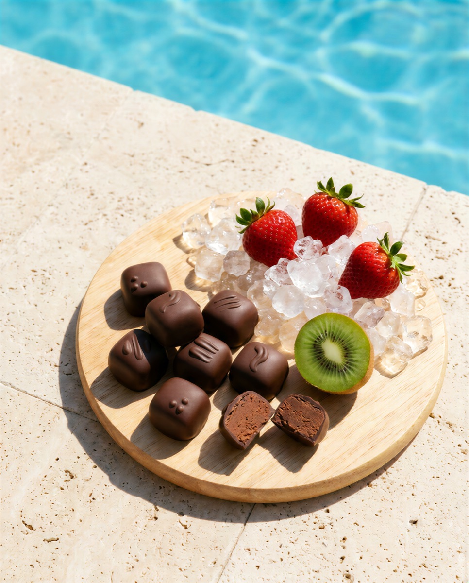 Summer chocolate display