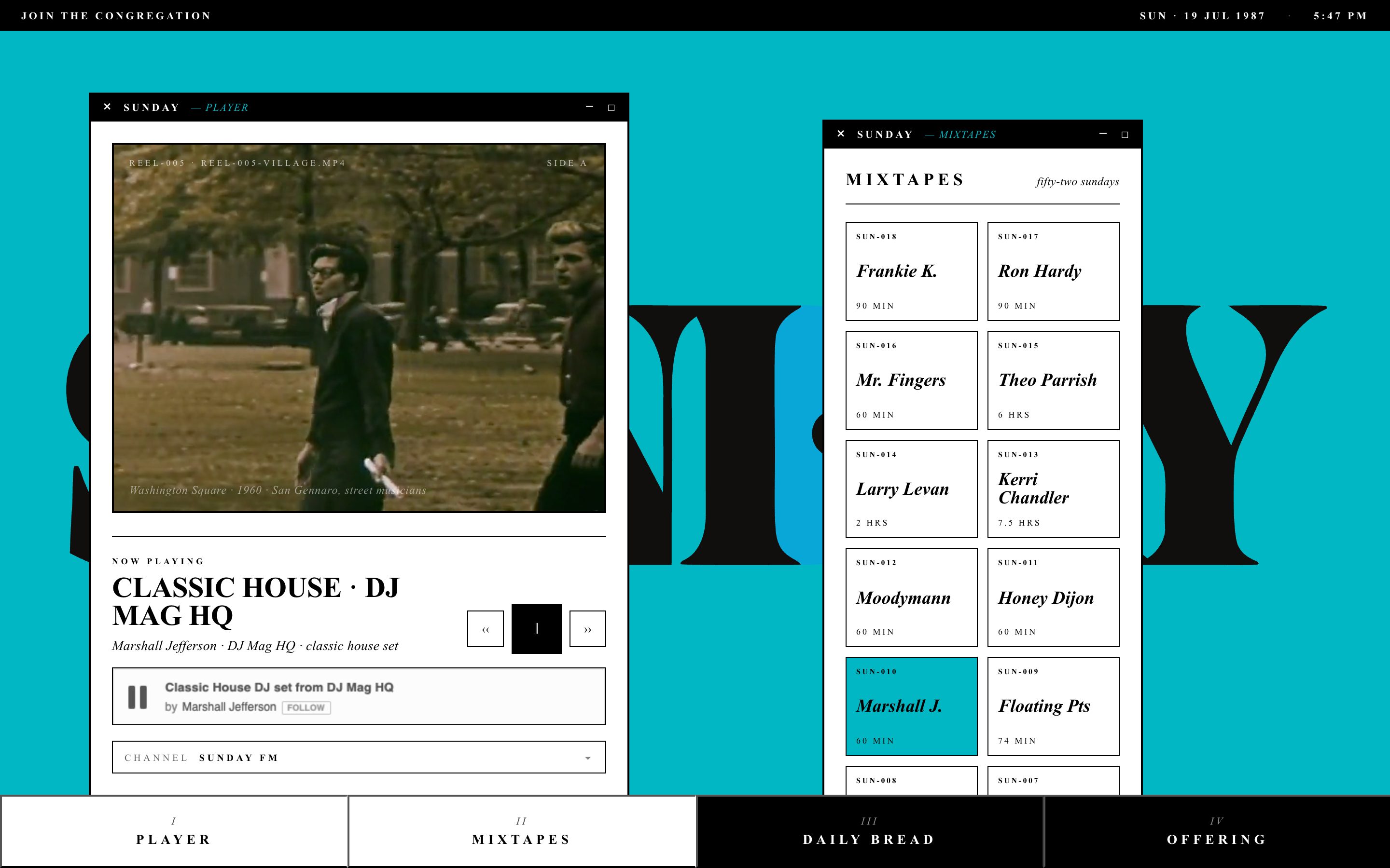 Sunday-OS live site